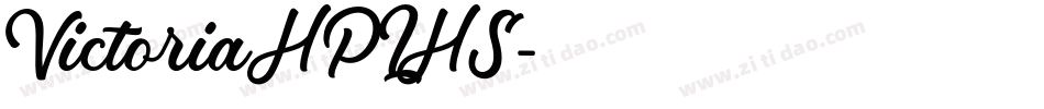 Victoria HPLHS字体转换